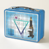 Wetenschapsexperiment Metal Lunchbox (Achterkant)