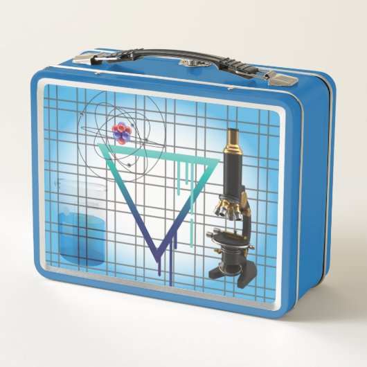 Wetenschapsexperiment Metal Lunchbox (Achterkant)