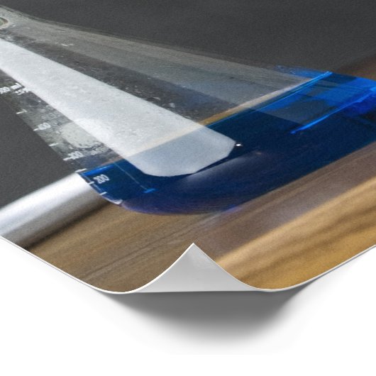 Wetenschapsexperiment voor het bord poster (Hoek)