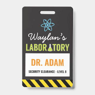 Wetenschapsfeest Identificatiebadge Wetenschapper  Badge
