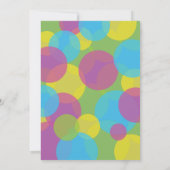 Wetenschapsfeest - Kinder themafeest Kaart (Achterkant)