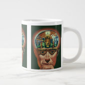 Wetenschapsfiche, Alien Brain in Laboratory Grote Koffiekop (Rechts)