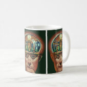 Wetenschapsfiche, Alien Brain in Laboratory Koffiemok (Voorkant rechts)