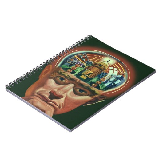 Wetenschapsfiche, Alien Brain in Laboratory Notitieboek (Linkerzijde)