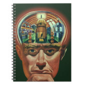 Wetenschapsfiche, Alien Brain in Laboratory Notitieboek (Voorkant)