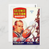 Wetenschapsfiche driemaandelijks 2 briefkaart (Voorkant / Achterkant)