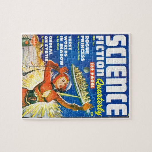 Wetenschapsfiche driemaandelijks legpuzzel (Horizontaal)