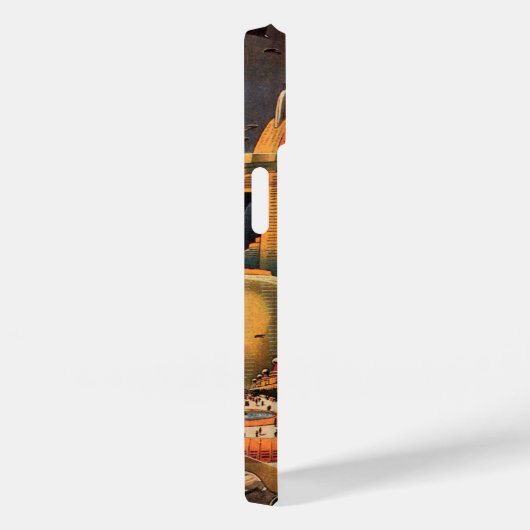 wetenschapsfiche Futuristic City Flying Car Case-Mate iPhone Case (Achterkant / Rechts)