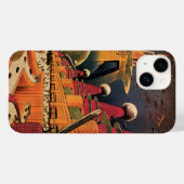  wetenschapsfiche Futuristic City Flying Car Case-Mate iPhone Case (Achterkant (horizontaal))