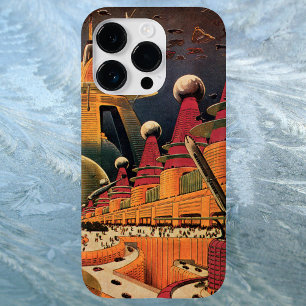 wetenschapsfiche Futuristic City Flying Car Case-Mate iPhone 14 Pro Hoesje