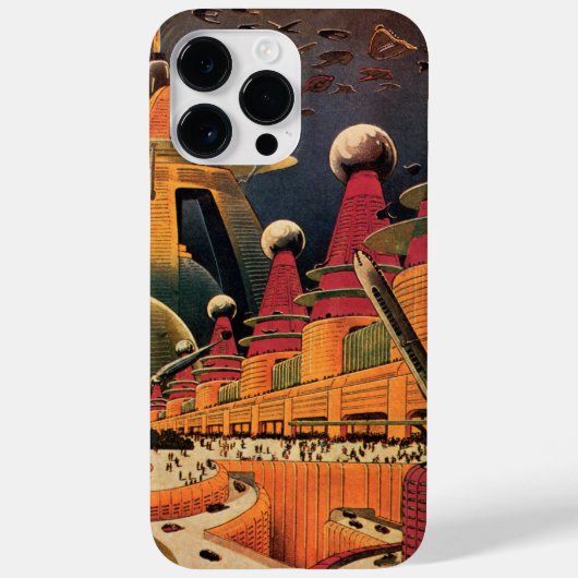  wetenschapsfiche Futuristic City Flying Car Case-Mate iPhone Case (Achterkant)