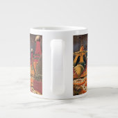  wetenschapsfiche Futuristic City Flying Car Grote Koffiekop (Achterkant)