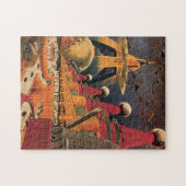  wetenschapsfiche Futuristic City Flying Car Legpuzzel (Horizontaal)