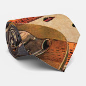  wetenschapsfiche Futuristic City Flying Car Stropdas (Opgerold)