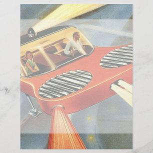 wetenschapsfiche Futuristische vliegende auto