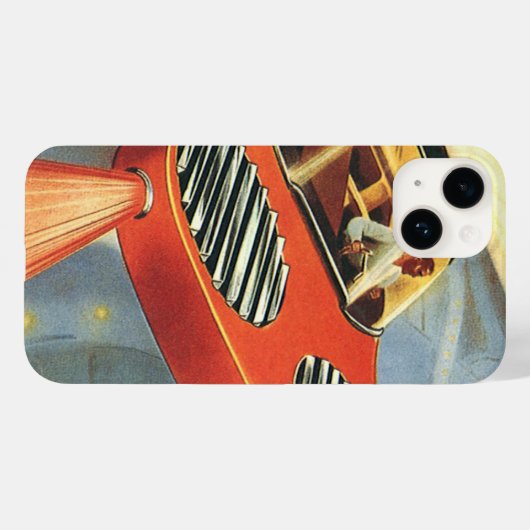 wetenschapsfiche Futuristische vliegende auto Case-Mate iPhone Case (Achterkant (horizontaal))