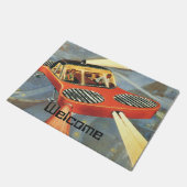 wetenschapsfiche Futuristische vliegende auto Deurmat (Schuin)