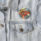  wetenschapsfiche Futuristische vliegende auto Ronde Button 5,7 Cm (In situ)