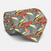 wetenschapsfiche Futuristische vliegende auto Stropdas (Opgerold)