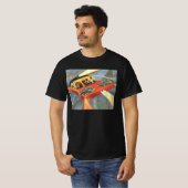 wetenschapsfiche Futuristische vliegende auto T-shirt (Voorkant volledig)