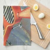 wetenschapsfiche Futuristische vliegende auto Theedoek (Quarter Fold)