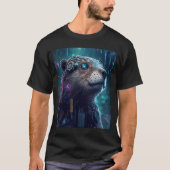 Wetenschapsfiche Gevolveerde dierlijke robot otter T-shirt (Voorkant)