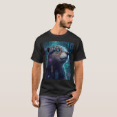Wetenschapsfiche Gevolveerde dierlijke robot otter T-shirt (Voorkant volledig)