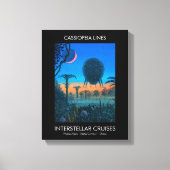 Wetenschapsfiche Interstellaire cruises Caspar Lin Canvas Afdruk (Voorkant)