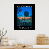 Wetenschapsfiche Interstellaire cruises Caspar Lin Poster (Keuken)