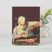 Wetenschapsfiche, Laboratory Mad Scientist (Staand voorkant)