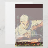  Wetenschapsfiche, Laboratory Mad Scientist Briefpapier (Voorkant / Achterkant)