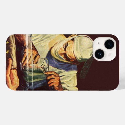  Wetenschapsfiche, Laboratory Mad Scientist Case-Mate iPhone Case (Achterkant (horizontaal))