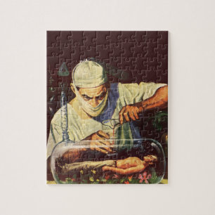 Wetenschapsfiche, Laboratory Mad Scientist Legpuzzel