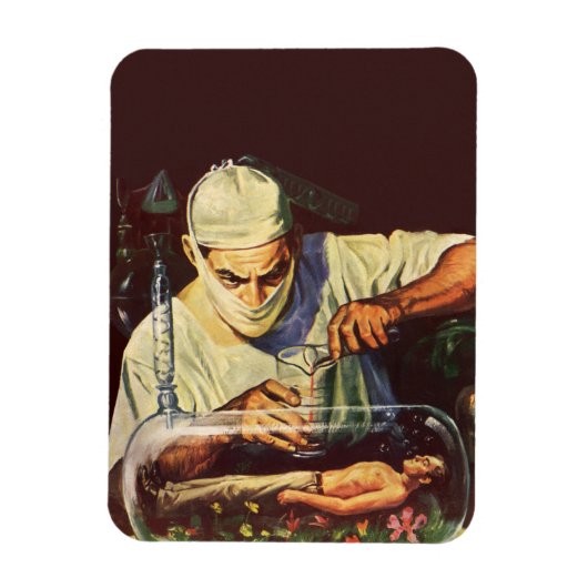 Wetenschapsfiche, Laboratory Mad Scientist Magneet (Verticaal)