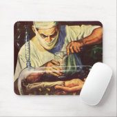  Wetenschapsfiche, Laboratory Mad Scientist Muismat (Met muis)