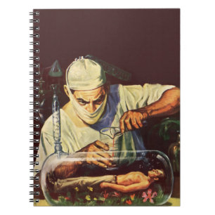 Wetenschapsfiche, Laboratory Mad Scientist Notitieboek