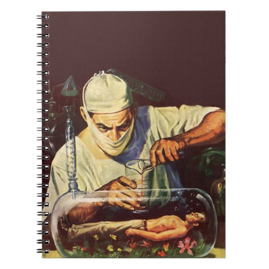 Wetenschapsfiche, Laboratory Mad Scientist Notitieboek (Voorkant)