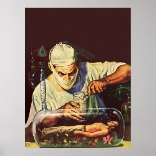 Wetenschapsfiche, Laboratory Mad Scientist Poster