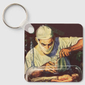 Wetenschapsfiche, Laboratory Mad Scientist Sleutelhanger (Voorkant)