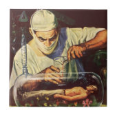 Wetenschapsfiche, Laboratory Mad Scientist Tegeltje (Voorkant)