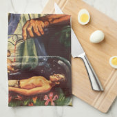  Wetenschapsfiche, Laboratory Mad Scientist Theedoek (Quarter Fold)