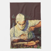 Wetenschapsfiche, Laboratory Mad Scientist Theedoek (Verticaal)