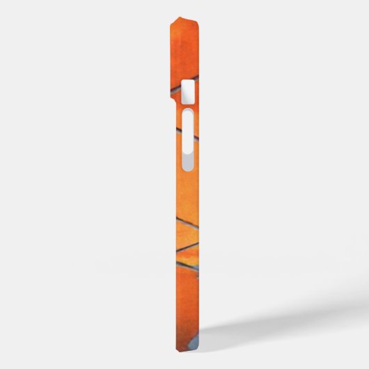  Wetenschapsfiche, Oranje zon en buitenaardse weze Case-Mate iPhone Case (Achterkant / Links)