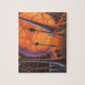 Wetenschapsfiche, Oranje zon en buitenaardse weze Legpuzzel (Verticaal)