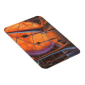  Wetenschapsfiche, Oranje zon en buitenaardse weze Magneet (Rechterzijde)