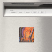  Wetenschapsfiche, Oranje zon en buitenaardse weze Magneet (Insitu (Vaatwasser))