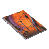 Wetenschapsfiche, Oranje zon en buitenaardse weze Notitieboek (Rechterzijde)