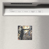  wetenschapsfiche Sci Fi futuristische machines Magneet (Insitu (Vaatwasser))