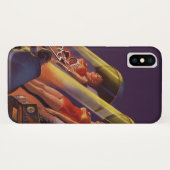 Wetenschapsfiche, Sci Fi Wetenschappers in Lab Case-Mate iPhone Case (Achterkant (horizontaal))