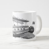 wetenschapsfiche Steampunk Airship Eclipse Grote Koffiekop (Voorkant rechts)